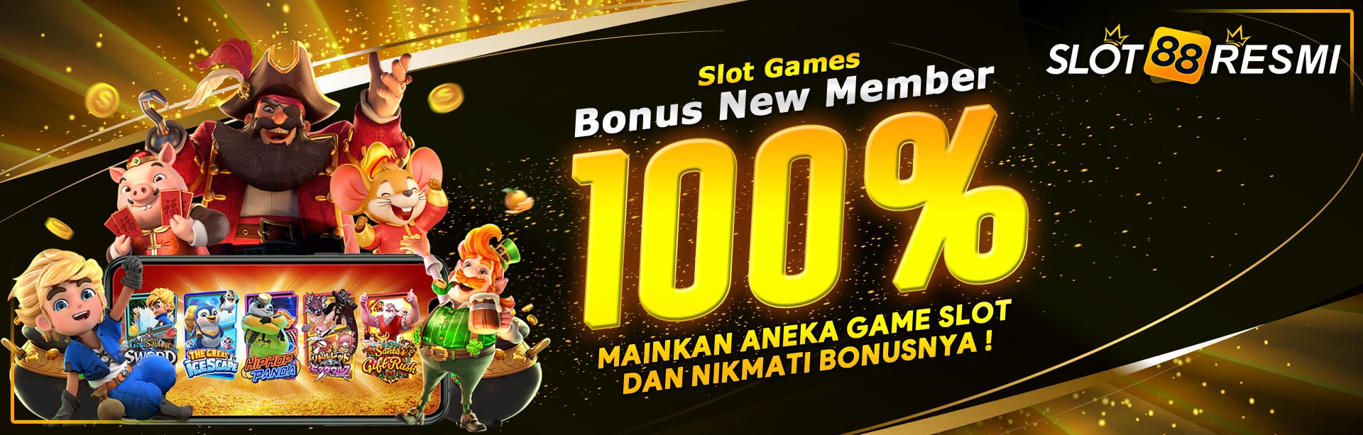 BONUS NEW MEMBER SLOT 100%	