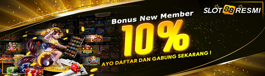 BONUS NEW MEMBER DEPOSIT 10%
